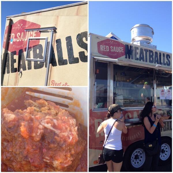 DiningOutSF's tweet image. #BattleDish @dishcrawlsm #DishCrawl perfect meatballs @redsauceballs nice and tasty! @BayMeadowsLife