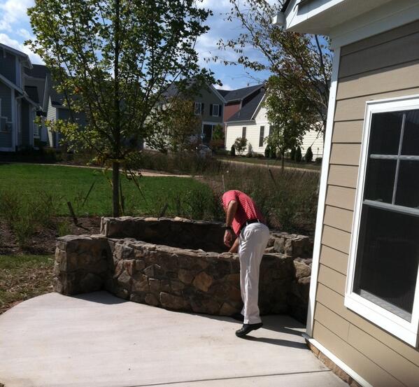 BRHBA's tweet photo. Love the fire pit! @Stanley_Martin #brhbaparadeofhomes http://t.co/rBx3S0O45v