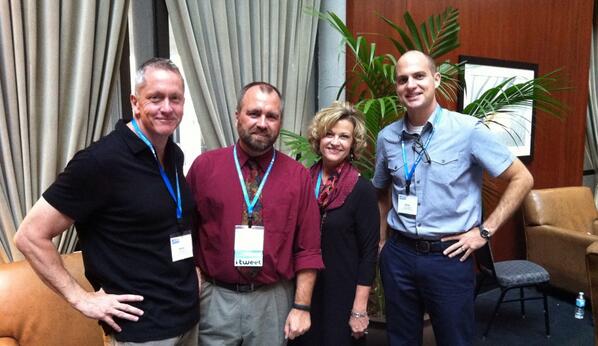 ProfAstrid's tweet image. #NAU faculty presenters at Teaching Professor Technology Conference #TPtech in Atlanta. #Blended course design.