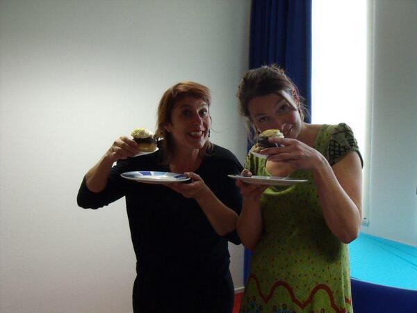 Origineel cadeau na onze voorstelling 'Taartjes eten is ook bewegen': moorkoppen