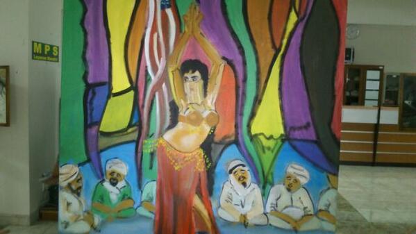 A Mustofa Bisri على تويتر D Zain Hs Kalo Di Pikir2 Mngkn Lukisan Ini Terinspirasi Dr Lukisan Berdzikir Bersama Inul Karya Gusmusgusmu Http T Co Xv05dvtigd