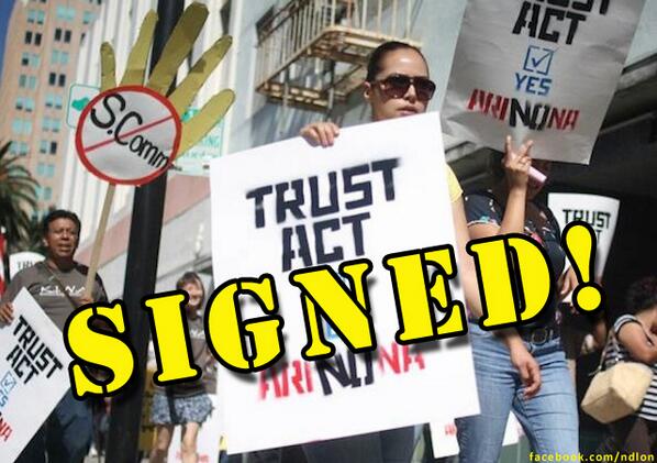 TRUST Act Signed