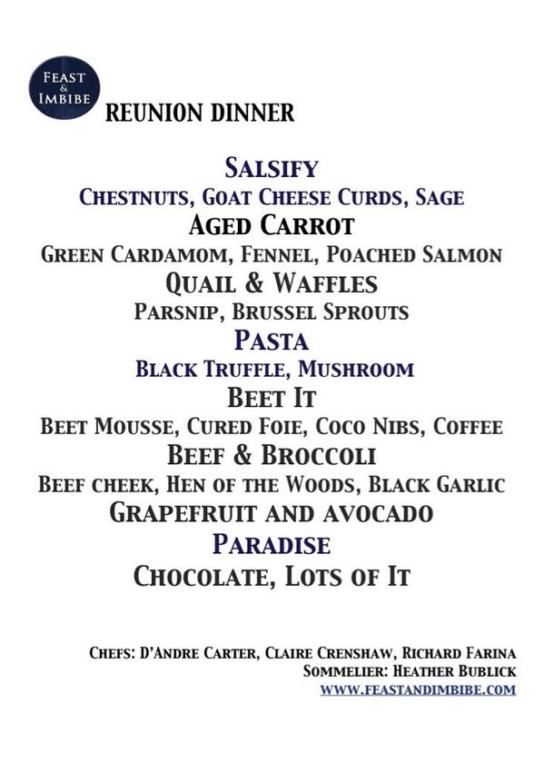 FeastandImbibe's tweet photo. Menu for tmw @JAMRestaurant. Which are @Dandre_Carter, @RichieFarina &amp; @clairecrenshaw1's? http://t.co/XZuHR8OxXZ http://t.co/LL3B3CBTks
