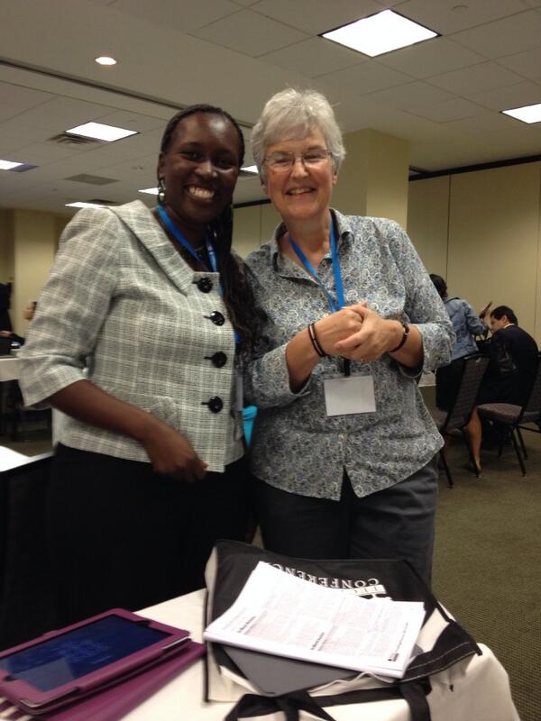 good_deirdre's tweet image. Valerie &amp;amp; Deirdre are both from Kenya &amp;amp; met @ #TPtech