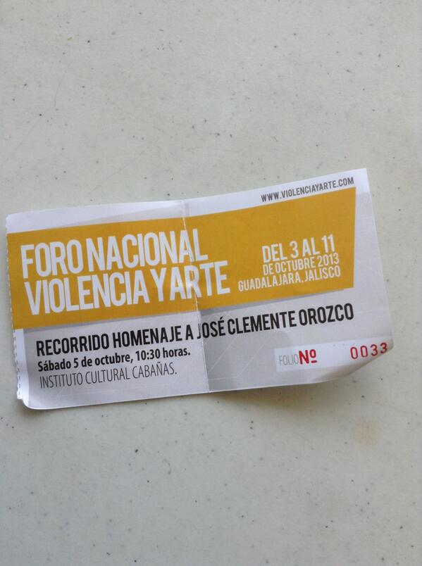 Foro nacional violencia y arte. Hoy reconocimiento a #orozco #foroviolenciayarte #arte #violencia #foro #quehacerhoy