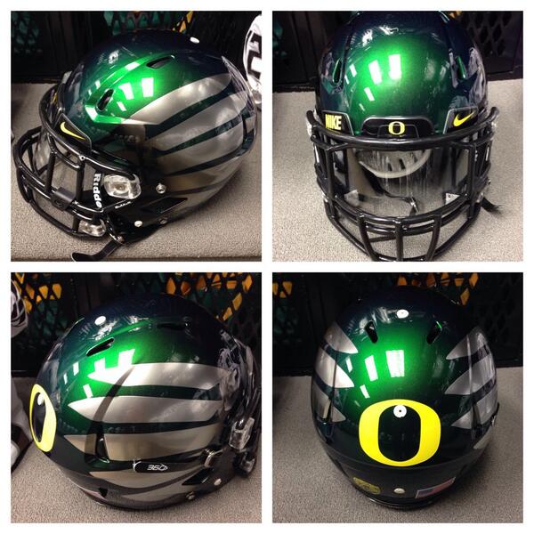 Oregon duck football helmets cheap