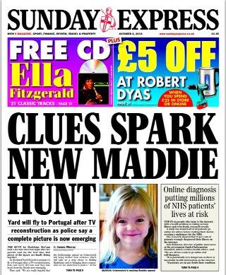 Express: Clues spark new Maddie hunt BV2DmHJCMAA7Aup