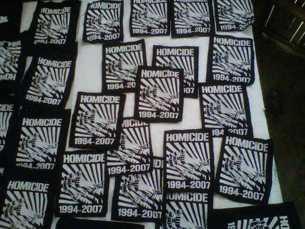 Di jual Patch/Emblem HOMICIDE (RIP) Limitted Edition , minat mention/322C4A95 :D