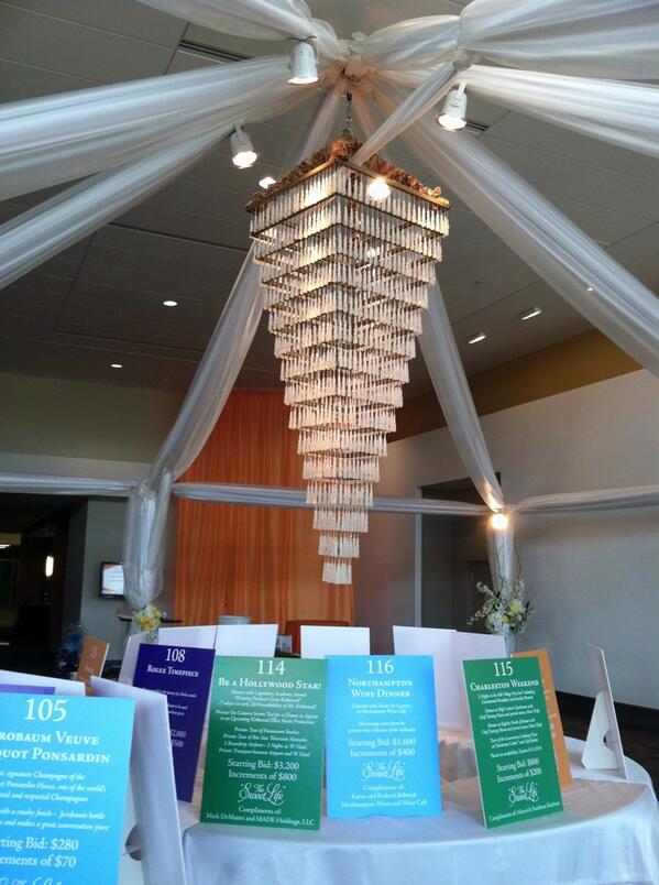 GetlitDavid's tweet photo. Say hello to our newest fixture.  It's a 7ft tall rock candy chandelier.  The clients loved it. http://t.co/M0bjDTNxCc