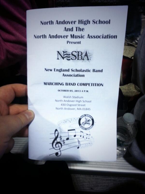 adrianaguida's tweet image. At a #NESBA show for the first time in forever...boy I missed watching band performances. #marchingband