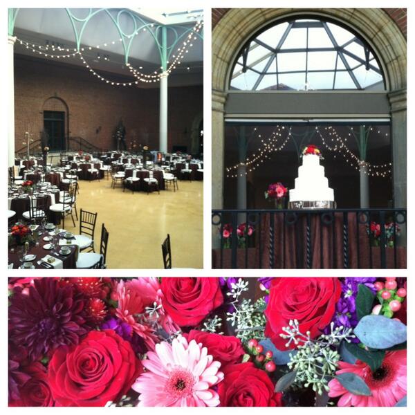 EntUnl's tweet image. Congrats Katie&amp;amp;Brian! Beautiful event at #daytonartinstitute!