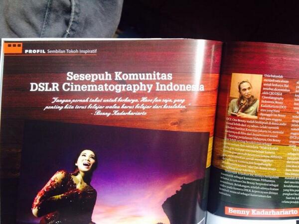 Btw pada tau gak om <a href="/bennykadar/">Benny Kadarhariarto</a> masuk sebagai salah 1 dr 9 tokoh inspiratif foto-video versi <a href="/chipfotovideo/">CHIP Foto Video INA</a> cieeee