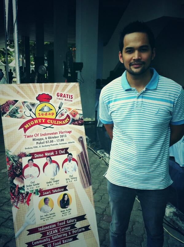 rikotheseries's tweet photo. Sama2 :)“@Tabloidnova: Terimakasih @teukuwisnu2 sudah hadir di acara #MightyCulinary Yeaay :) #livetweet http://t.co/UlpGjYmCYG”