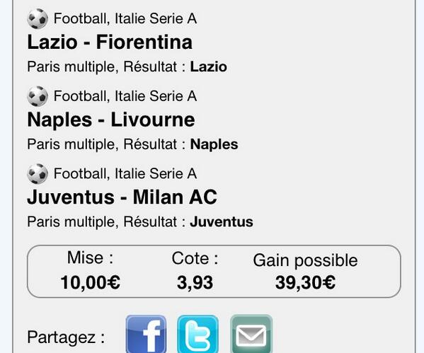 CMPronos's tweet image. Le deuxième : Lazio Naples et Juve