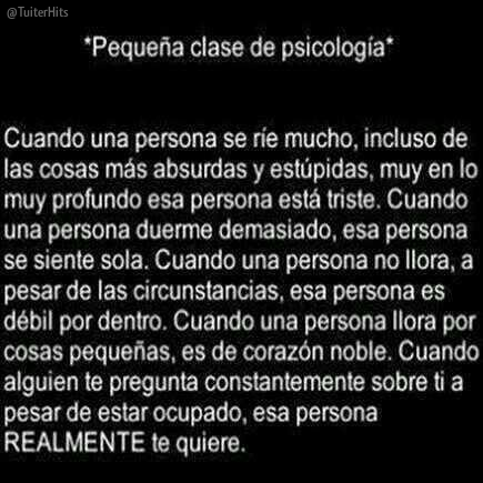 TuiterHits's tweet photo. Pequeña clase de psicología. http://t.co/JzvBE1C5zo