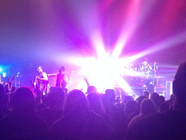 Took this at the <a href="/hindermusic/">HINDER</a> concert on Friday in Michigan. Not too shabby for being in the 12th row using a phone.