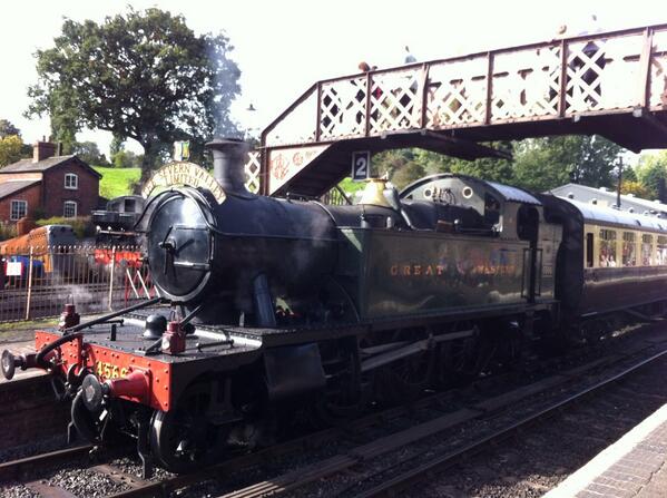 We are home to the meetings of the <a href="/svrofficialsite/">Severn Valley Railway</a> Volunteers, so today I took the kids to give a bit back. Fab!