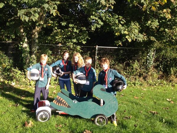 Well done 1st Chulmleigh Scouts winning the District soapbox challenge, excellent day out :-)
