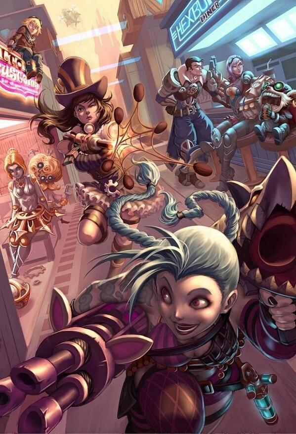 Hidden_LoL's tweet photo. Dat Piltover fan art tho @Piltover_Jayce @EssenceExplorer @ViEnforcer @HeyFathands #LeagueOfLegends http://t.co/vGEuUsJsrs