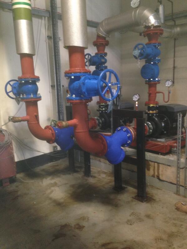 evansfab's tweet photo. 6" and 4" pump install http://t.co/Hfjp740IR8