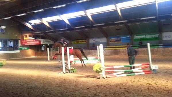 Eerste oefenparcours van <a href="/jaccobreet/">Jacco</a> en onze Heiko! Trots op jullie!