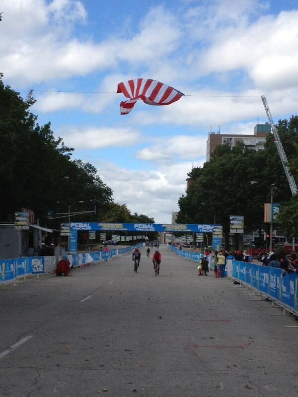 mandbrady's tweet image. It's a great day to pedal #PTC2013 #America #InternLife