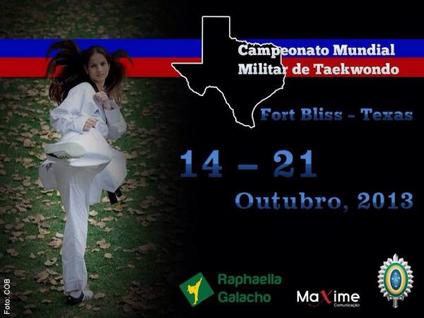 maximecomunica's tweet photo. Outubro é mês de Campeonato Mundial Militar e a Sgt @raphagalacho estará lá representando o @exercitooficial! http://t.co/a9qNZR9Yxx