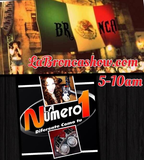 LABRONKAFANS's tweet photo. Broncafans recuerden desde mañana @labronka Los despertara por las mañanas de 5-10am pasen la voz http://t.co/5ki25BUCfD