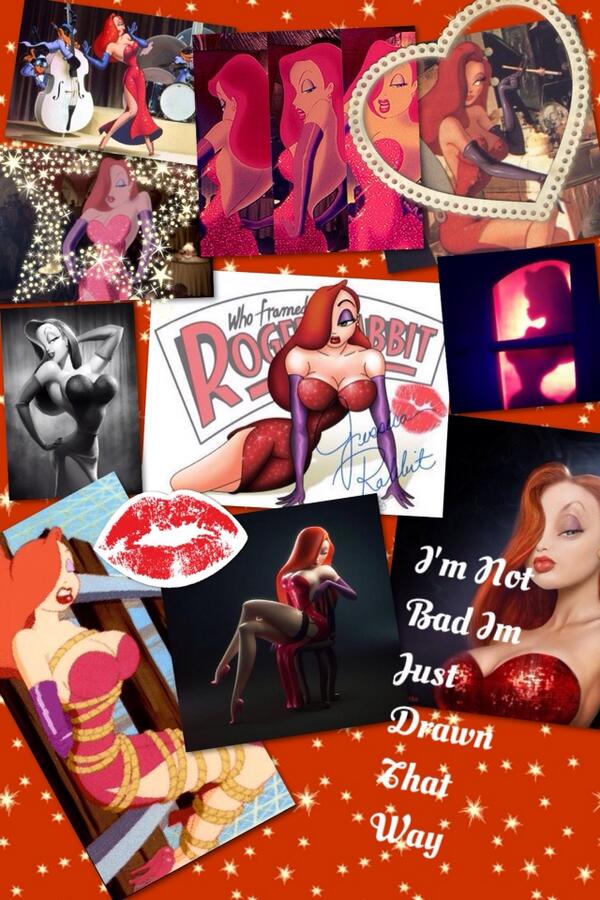 SoFuckinDone's tweet photo. My first girl crush #JessicaRabbit http://t.co/4THgLHfyaz