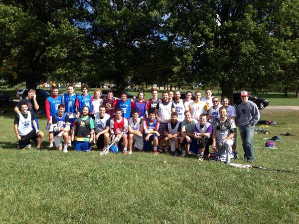 Great alumni game. It was great to have everybody out! #KULax