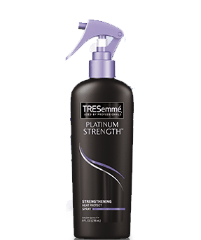 droth89's tweet photo. Steer clear of breakage &amp; frizz. Use @TRESemme Platinum Strength Heat Protect Spray when you heat style! http://t.co/CNDjisju8S