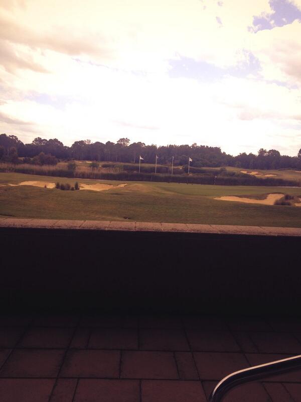 Enjoying a lovely lunch at Twin Creeks with <a href="/Katy_Ridge/">Katy Weathersten</a> #55daystogo