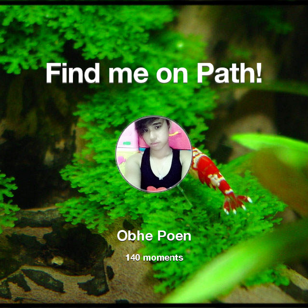 obhe_poen2's tweet photo. I've shared 140 memories with my friends on #Path - see them now at http://t.co/SjBx1LfbmD! #thepersonalnetwork http://t.co/68lXkQ4lIJ