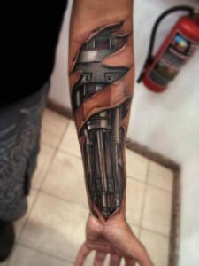 TattooPin's tweet photo. Bionic Arm  -  - http://t.co/6QWJfW4jSB http://t.co/HyPdQi8rPT