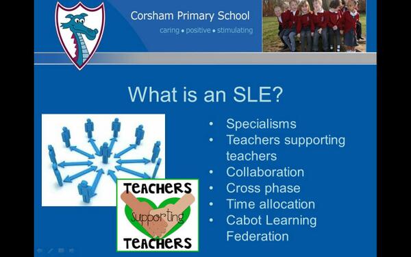 The role of an SLE #teachingschools