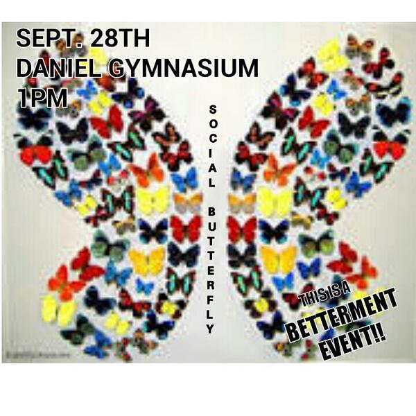 Betterment1941's tweet photo. THREE DAYS LEFT!! Social Butterfly this Saturday! FREE ADMISSION! #SocialButterfly2K13 http://t.co/FW1YuNtfSg
