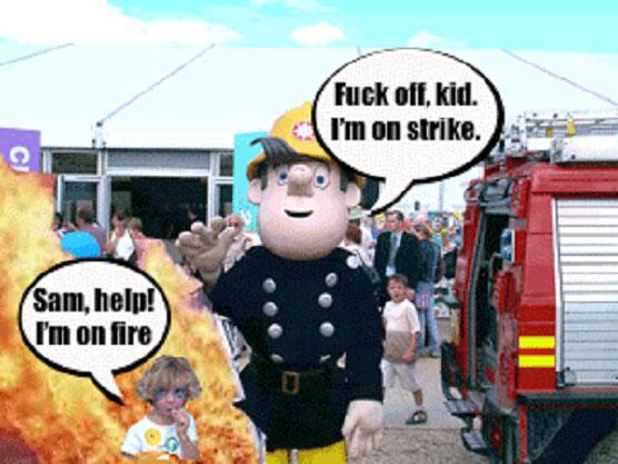 raspberrymash's tweet image. #FiremanStrike