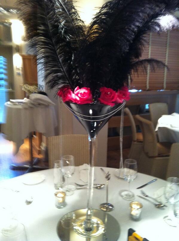 Great gatsby wedding theme September  2013 @RoslinHotel #greatgatsby #essexweddingflowers #southend