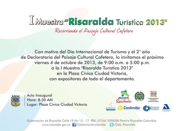 #DiaInternacionaldelTurismo @Rda_turistica <a href="/EcohotelLosLago/">Ecohotelloslagos</a> <a href="/_termales/">Termales Santa Rosa De Cabal</a> <a href="/BRIGANET/">Машка Кузьмина</a> <a href="/colombia_travel/">Colombia Travel</a> #Pereira