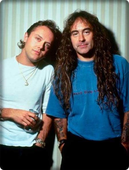 The Outlaw76 on Twitter: "Lars Ulrich & Steve Harris #Metallica #IronMaiden  via @ELODLL http://t.co/F6B1YHXTkP"