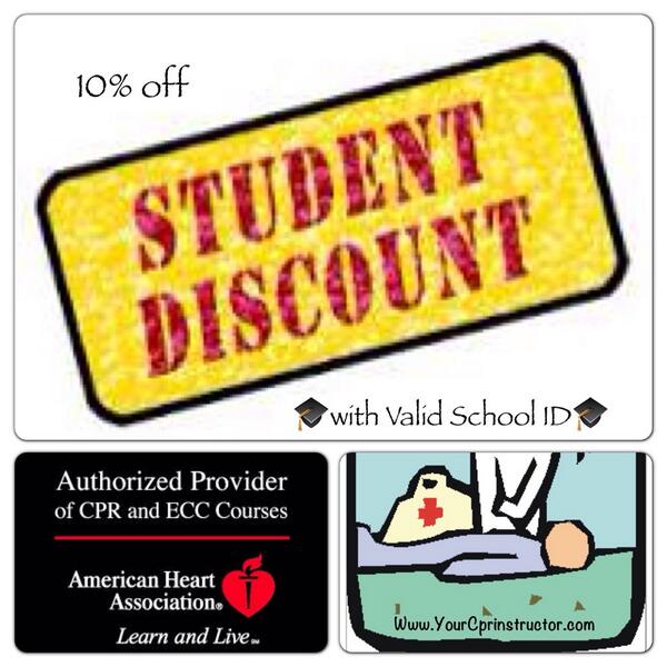 YourCprInstruct's tweet image. #yourcprinstructor now offers #student #discounts on #cpr #classes #chicago #northwestindiana #follow