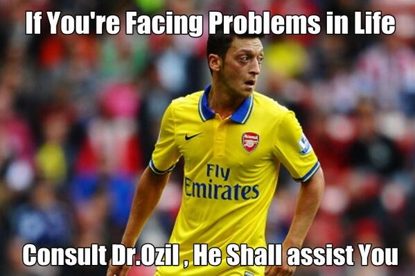 djjoubert777's tweet photo. "@AssholeFootball: Dr. Özil http://t.co/WHouT8amiS" @Adriaan2346
