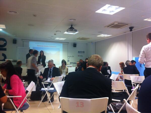 Gemmabatlle's tweet image. Norway meets Catalonia, today at matchmaking meetings #cluster_tic and norway it and media clusters #bdigital