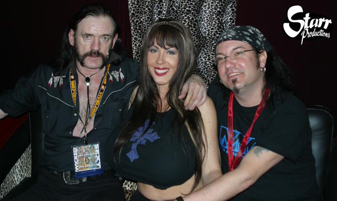 Blast from the past...Lemmy of Motorhead &amp; Elizabeth Starr at Starr Productions 2005 :) http://t.co/