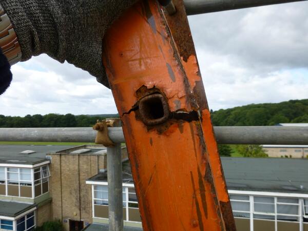 Would you use this ladder at the top of a four lift scaffold? #safersites more here 
bit.ly/170hy31