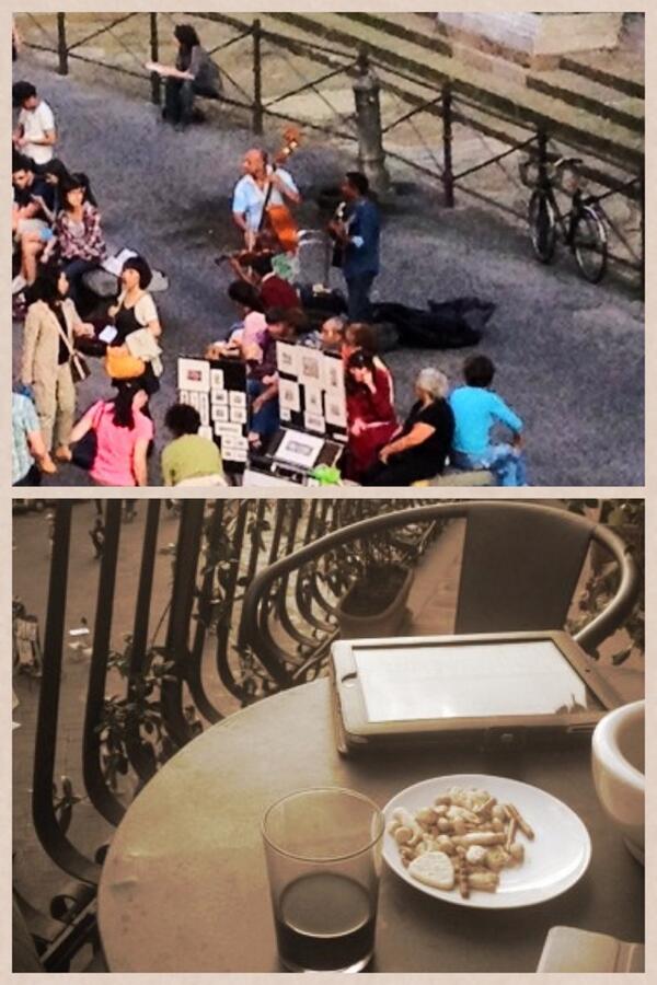 GregVann's tweet image. Live music while we take in the evening #firenze #Italy2013 coll.ag/_If24Oio via @PicCollage