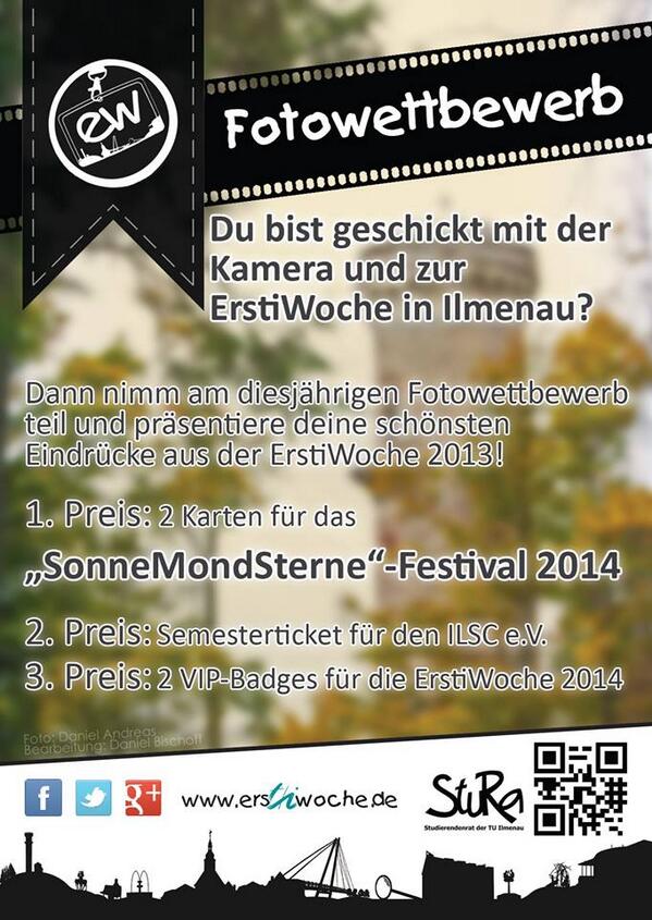ErstiWoche's tweet photo. Gewinnt 2 Tickets für das @smsfestival 2014 in Saalburg - ran an die Auslöser! http://t.co/47JAZHewwI