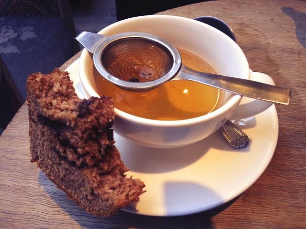 Nutella loaf bread and gun powder tea. Winner! <a href="/yumchaatea/">Yumchaa Teas</a>
