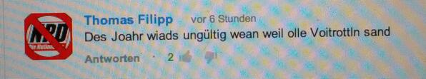 reiterits's tweet photo. Der hats raus! #wahl13 http://t.co/LK7uEXKH7B