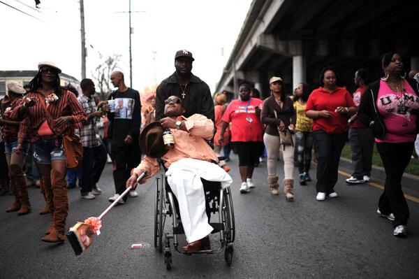 Rollin in style with #Hennessy at the Second Line #nola #treme